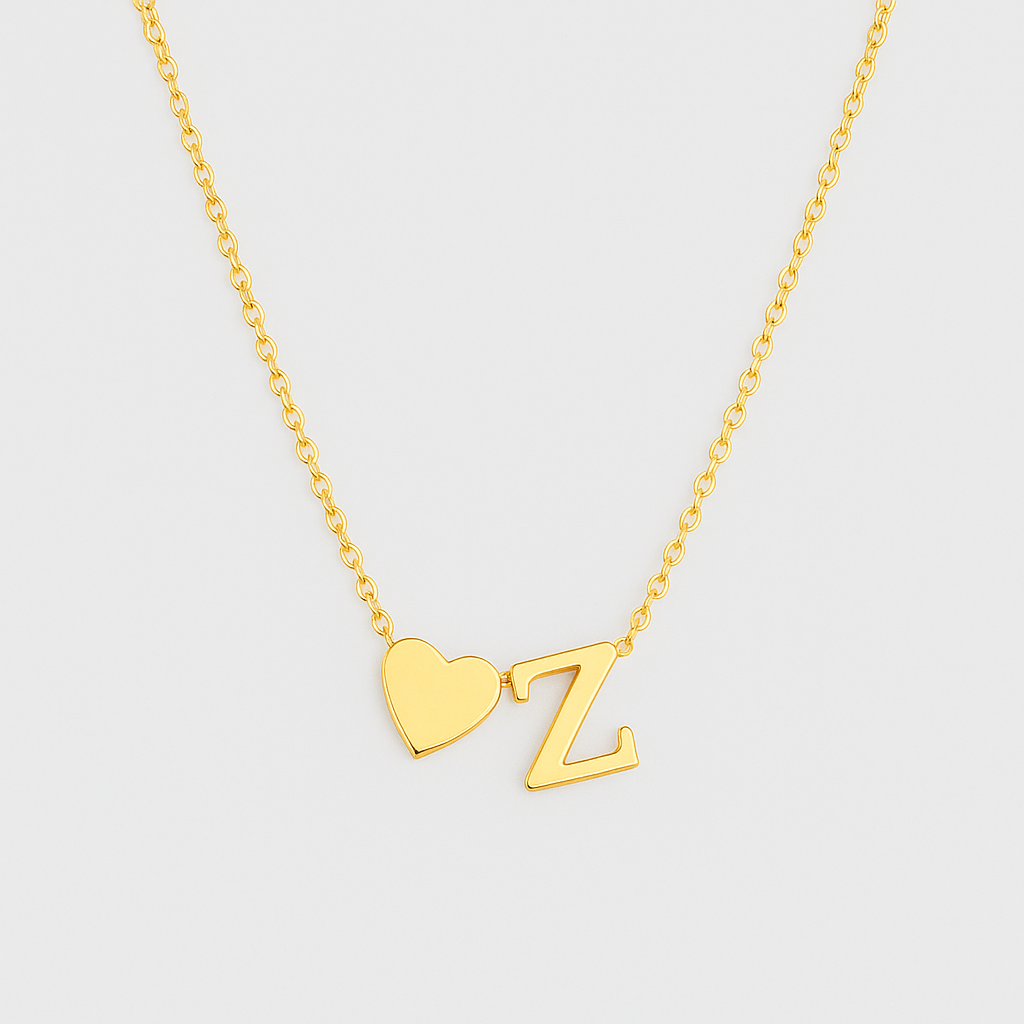 Heart Letter Necklace
