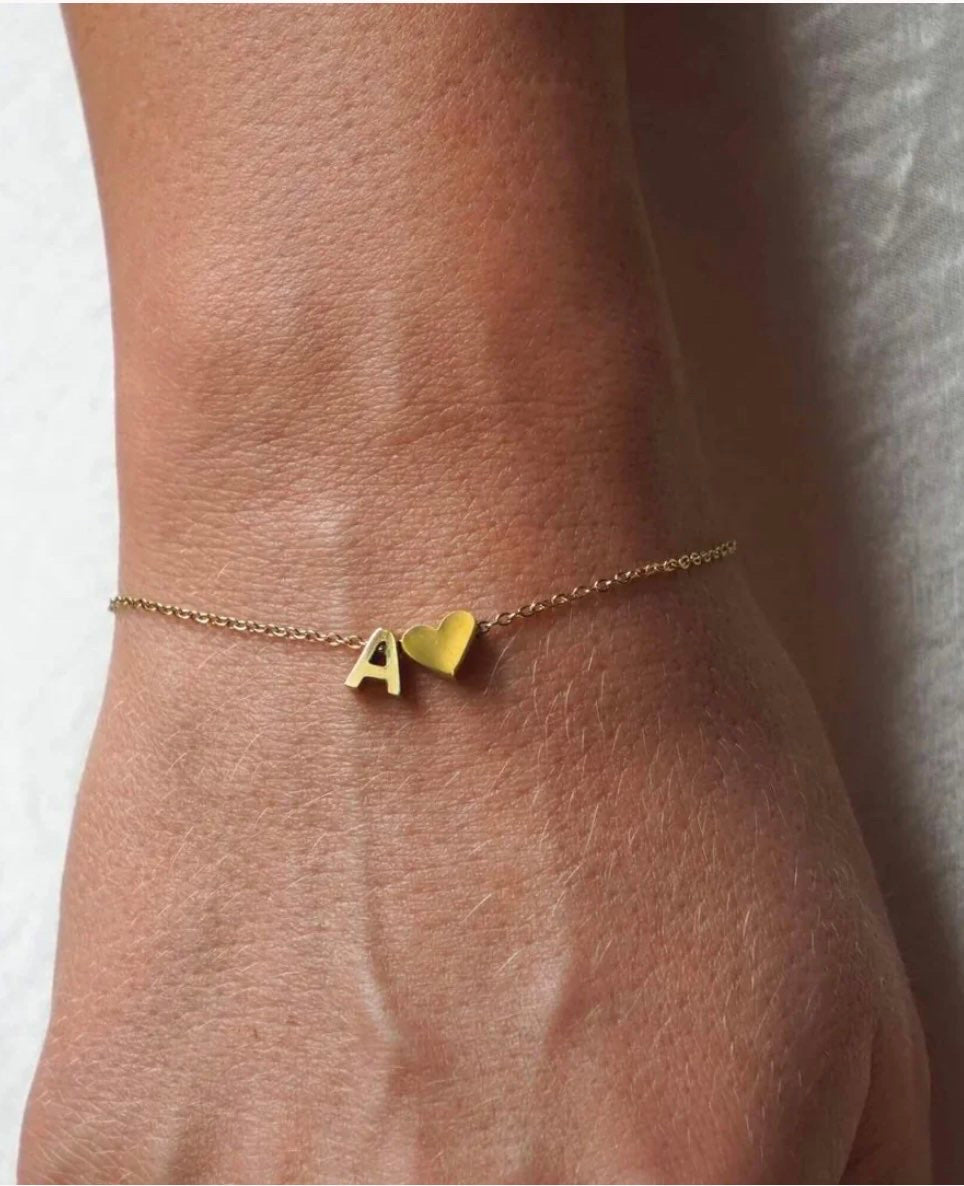 Bracelet Sweet Heart Initial