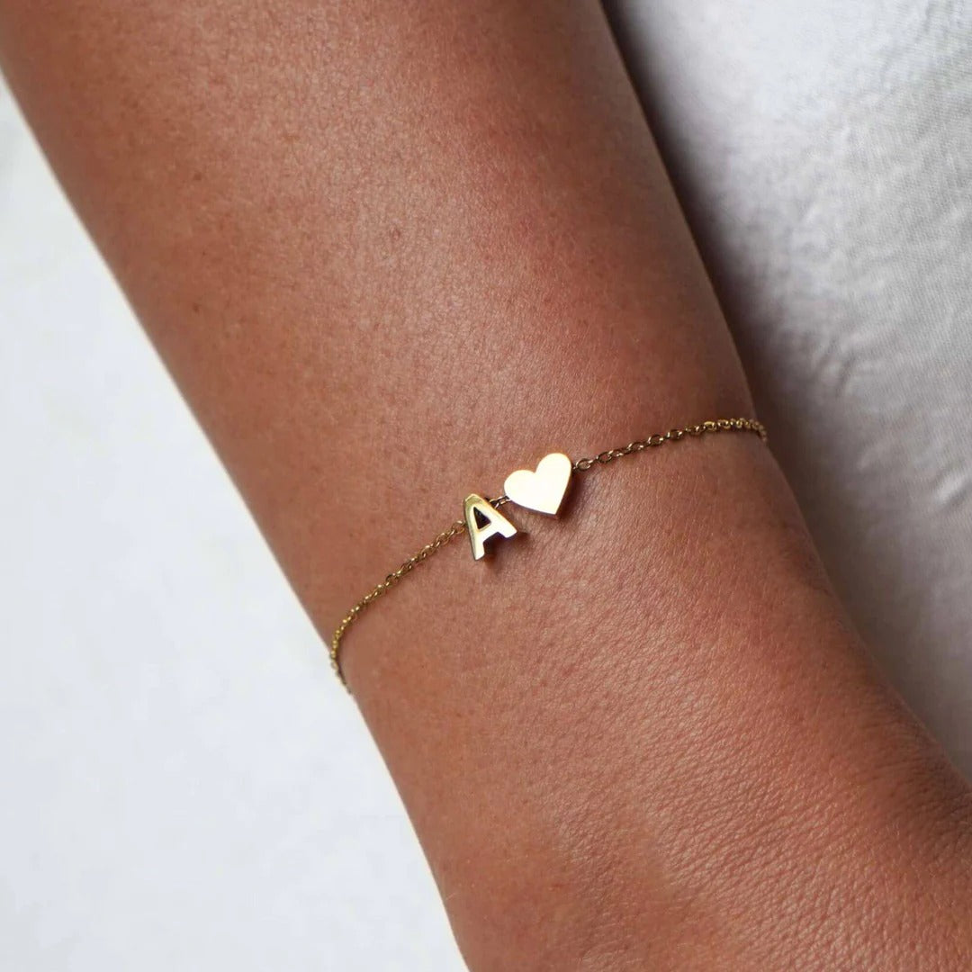 Bracelet Sweet Heart Initial