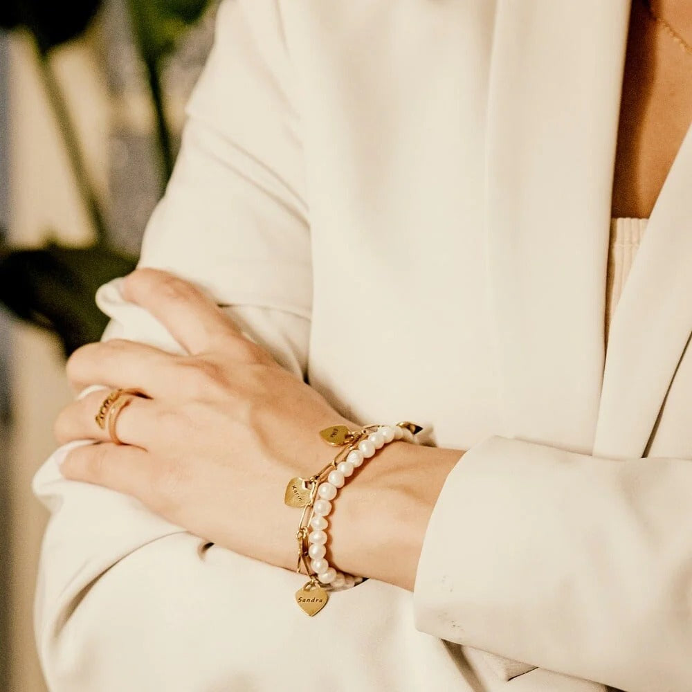 Bracelet With Heart Pendants