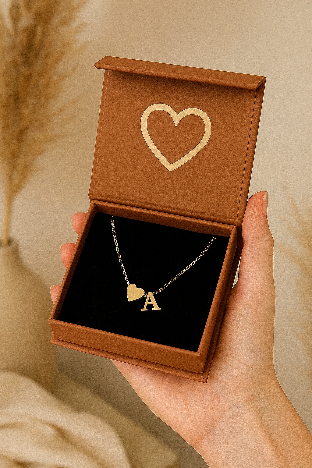 Heart Letter Necklace