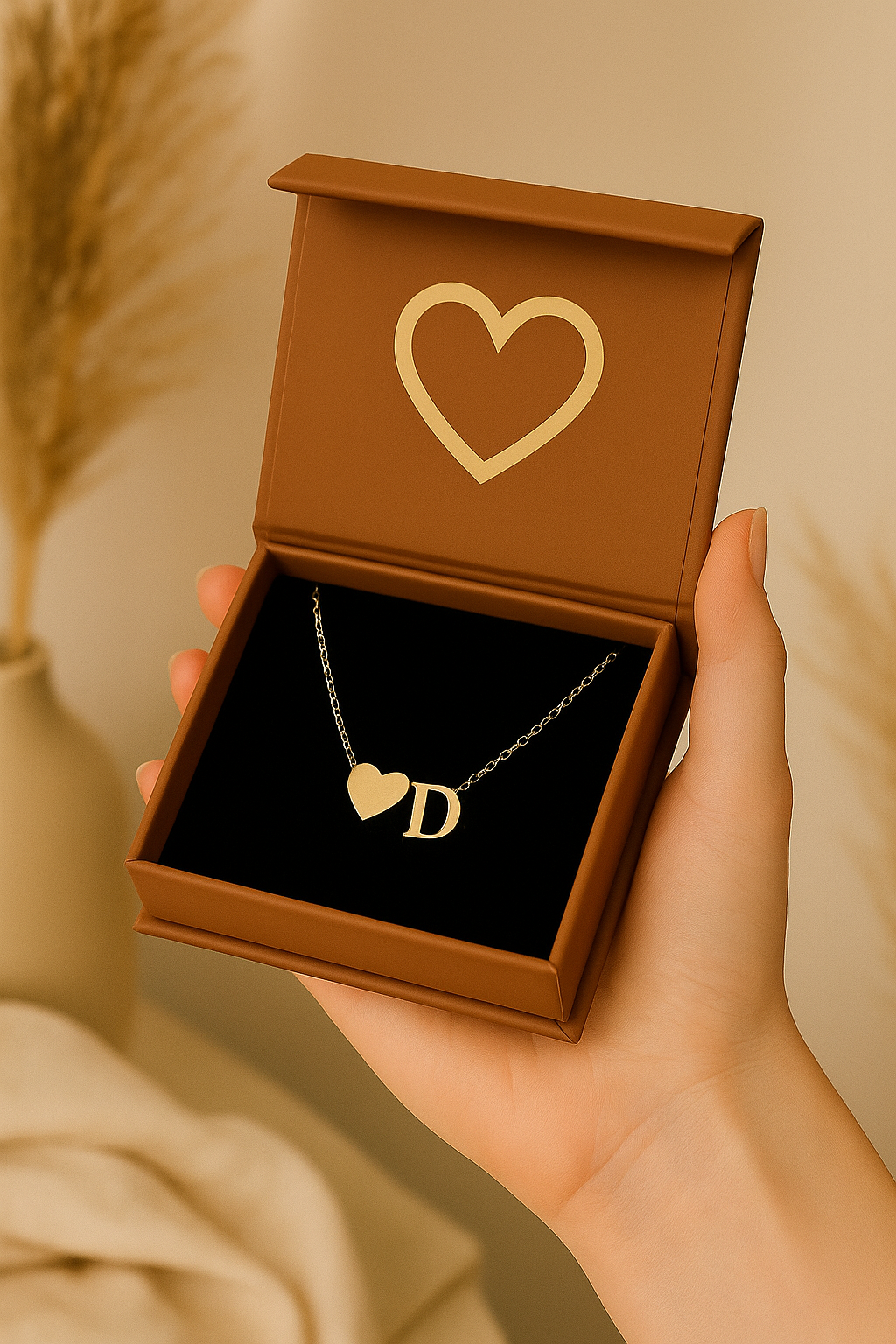 Heart Letter Necklace