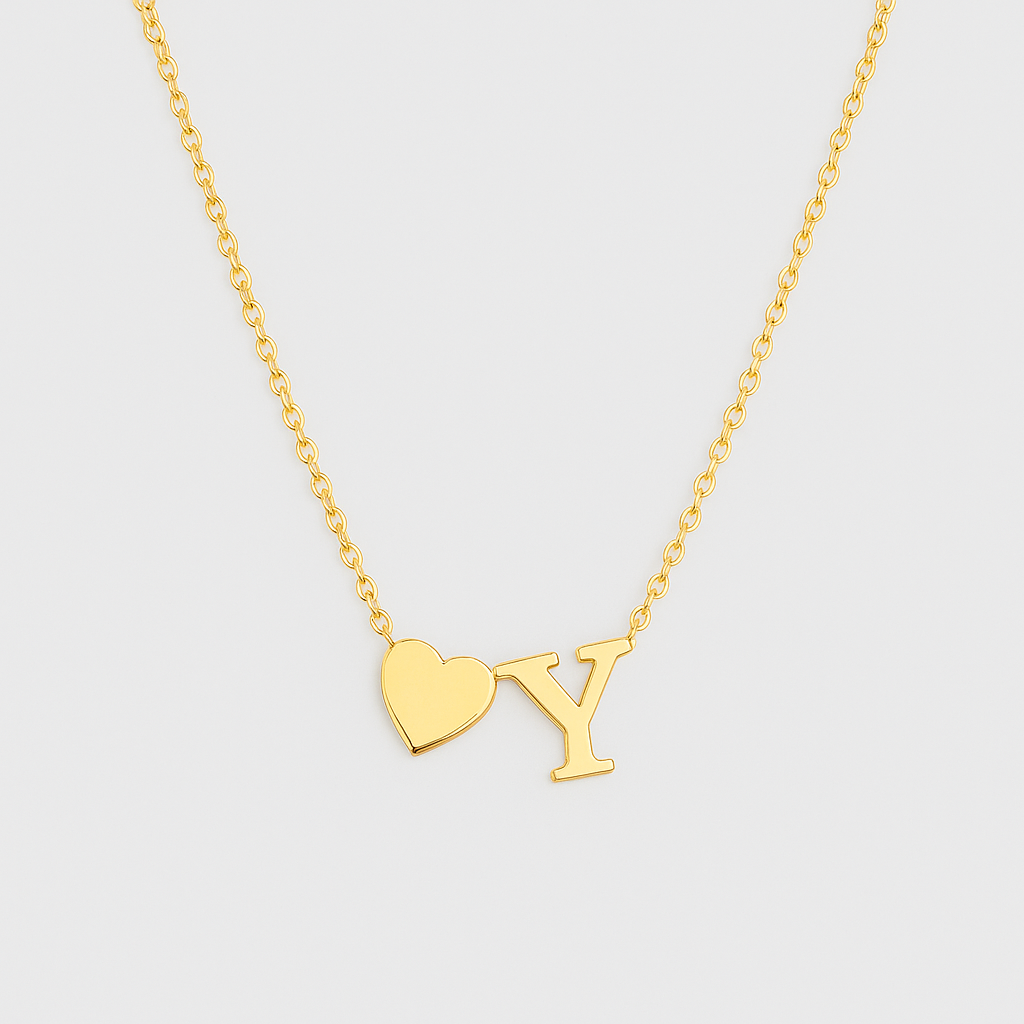 Heart Letter Necklace
