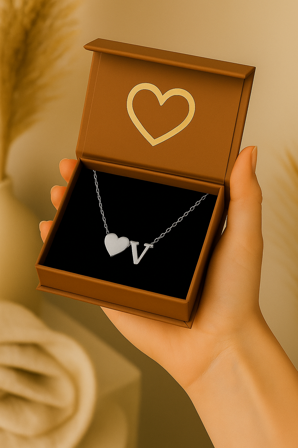 Heart Letter Necklace