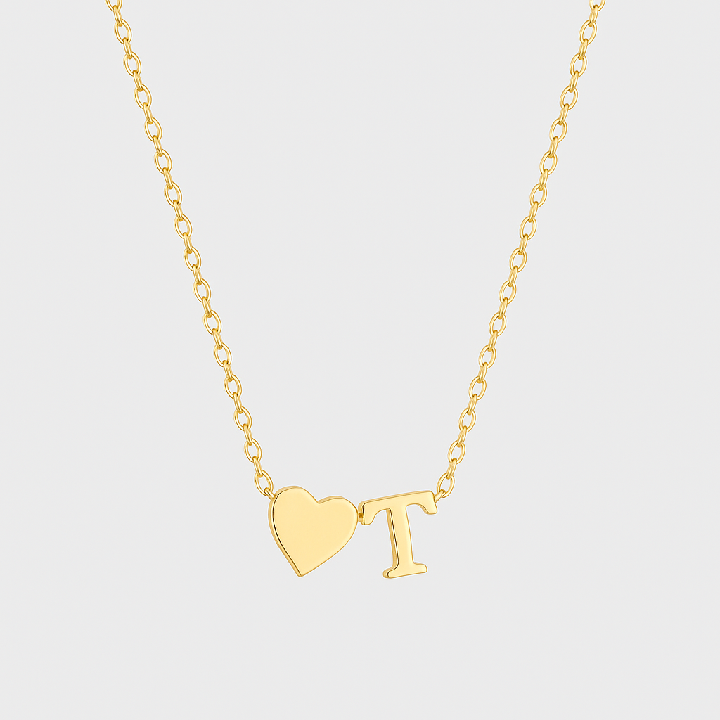 Heart Letter Necklace