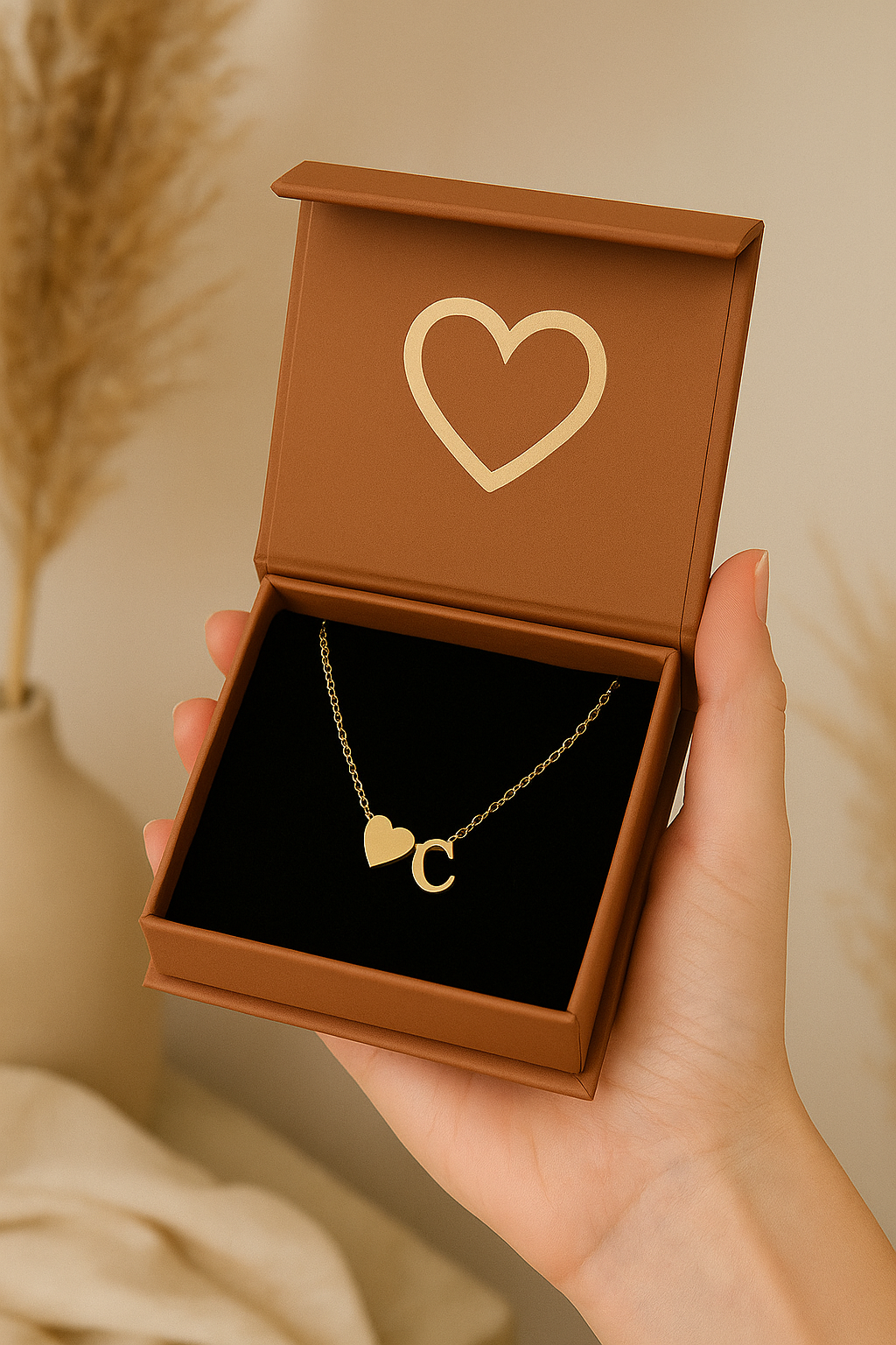 Heart Letter Necklace