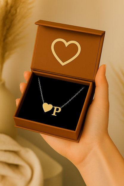 Heart Letter Necklace
