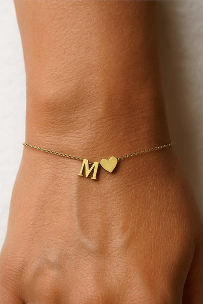 Bracelet Sweet Heart Initial