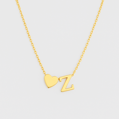 Heart Letter Necklace