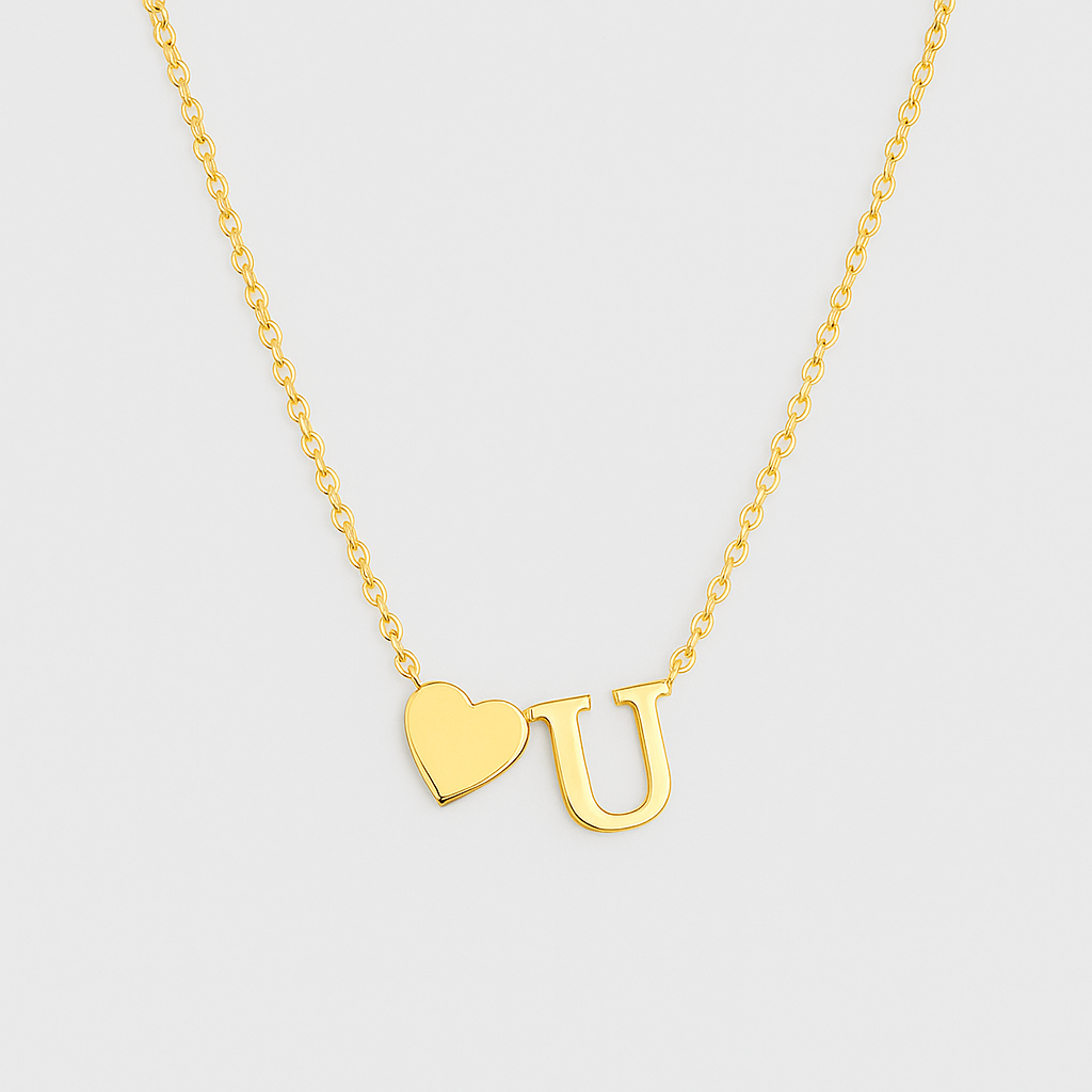 Heart Letter Necklace