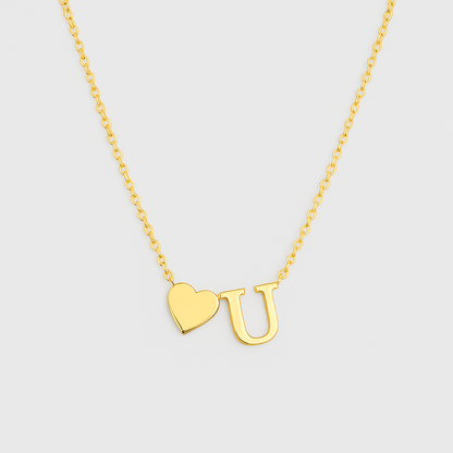 Heart Letter Necklace
