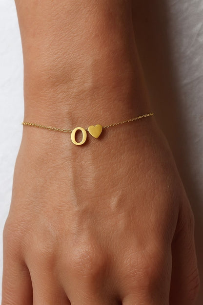 Bracelet Sweet Heart Initial