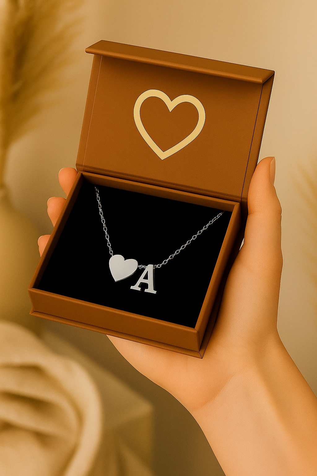 Heart Letter Necklace