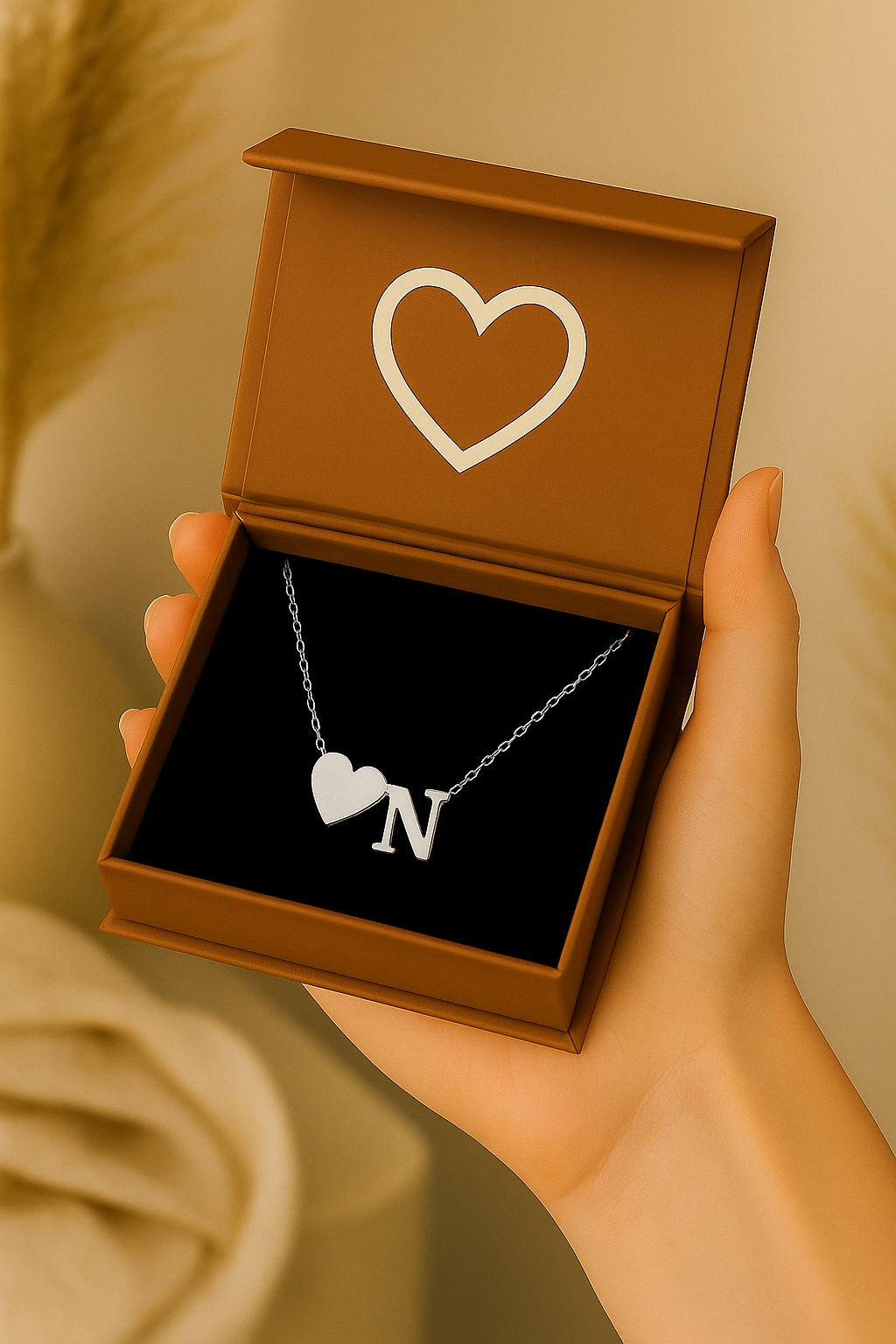 Heart Letter Necklace