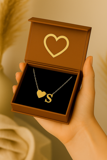 Heart Letter Necklace
