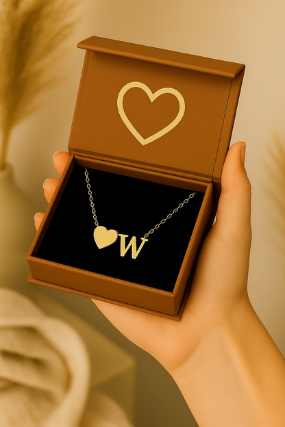 Heart Letter Necklace
