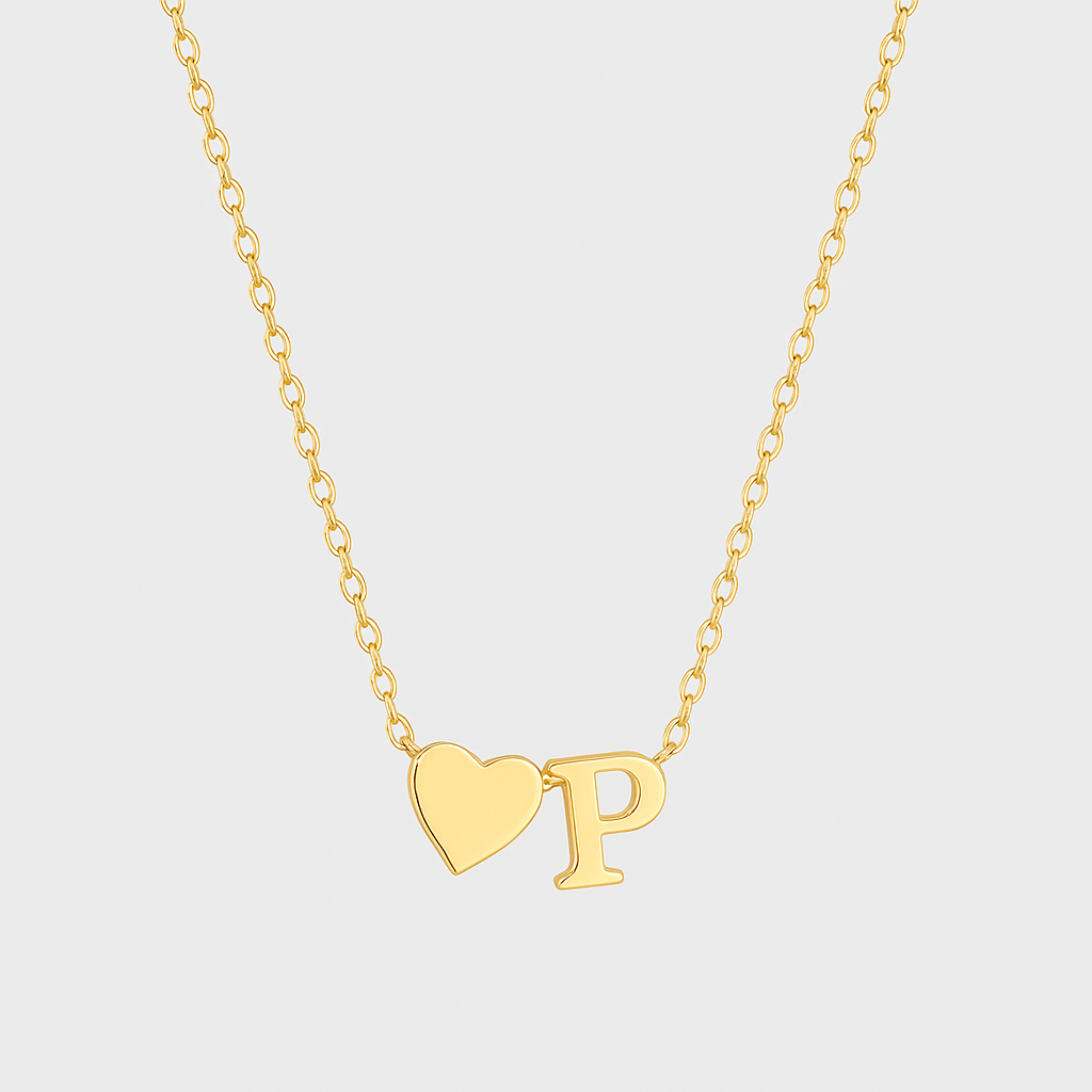 Heart Letter Necklace