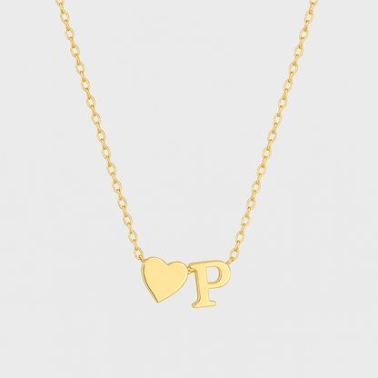 Heart Letter Necklace