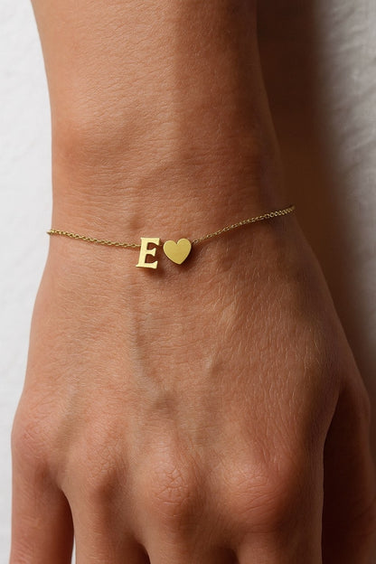Bracelet Sweet Heart Initial