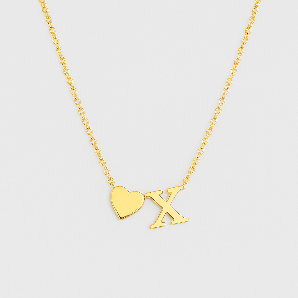 Heart Letter Necklace
