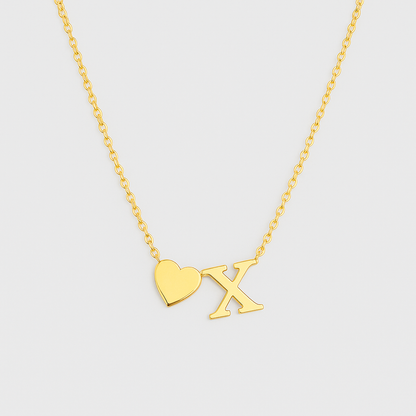 Heart Letter Necklace