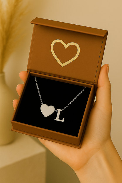 Heart Letter Necklace