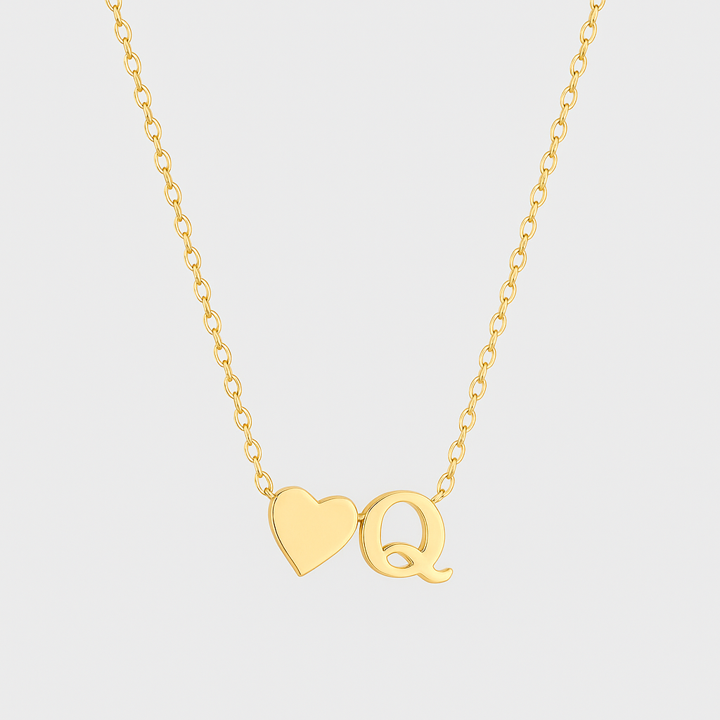 Heart Letter Necklace
