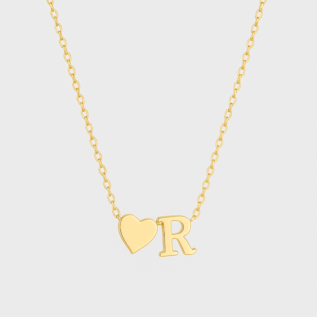 Heart Letter Necklace