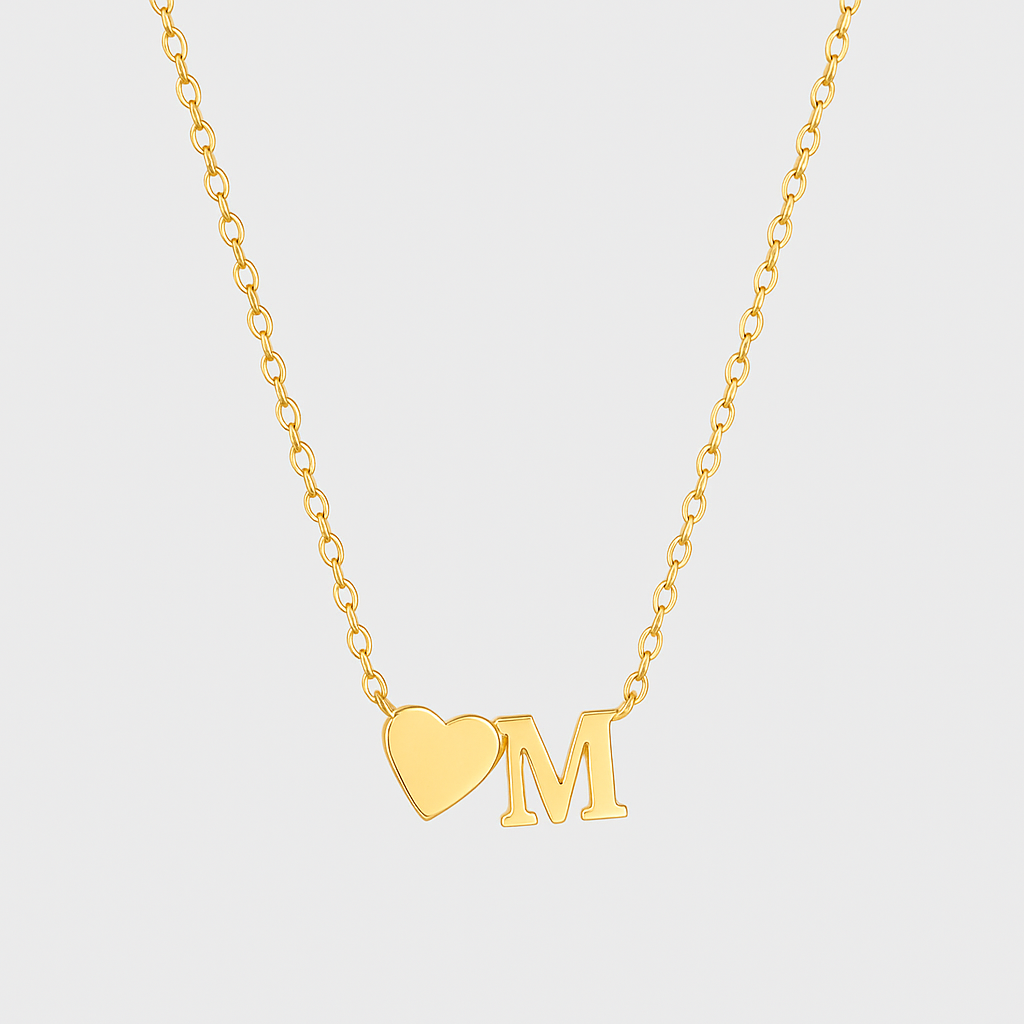 Heart Letter Necklace