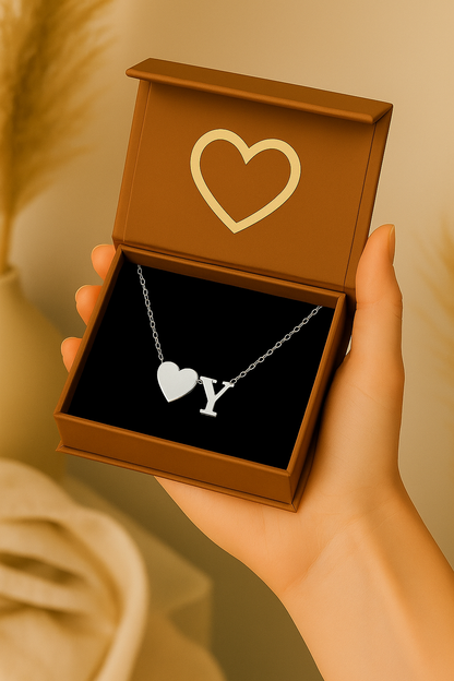 Heart Letter Necklace