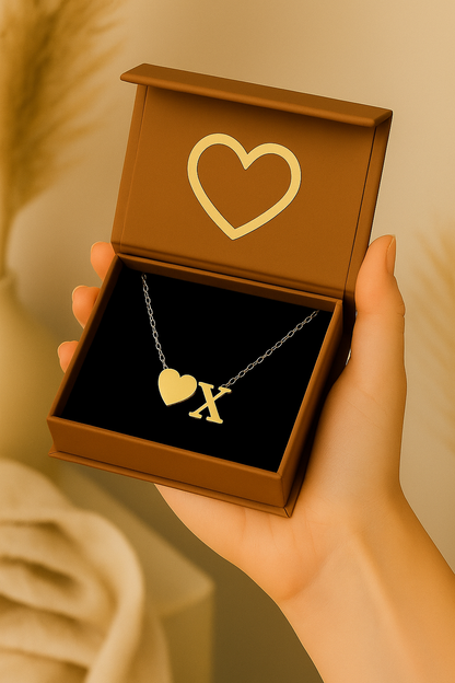 Heart Letter Necklace