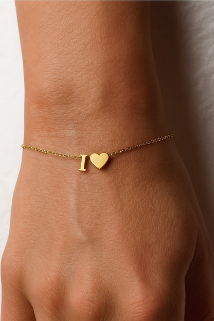Bracelet Sweet Heart Initial