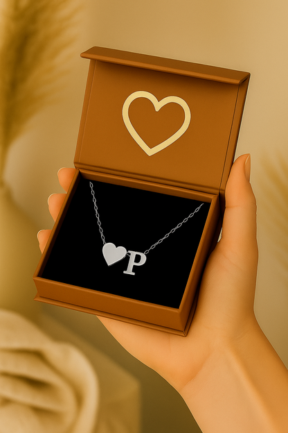 Heart Letter Necklace