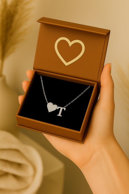 Heart Letter Necklace