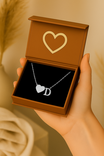 Heart Letter Necklace