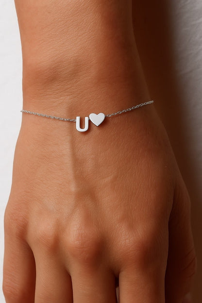 Bracelet Sweet Heart Initial