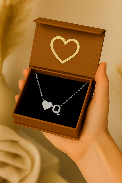 Heart Letter Necklace