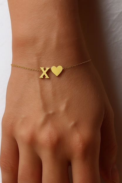 Bracelet Sweet Heart Initial