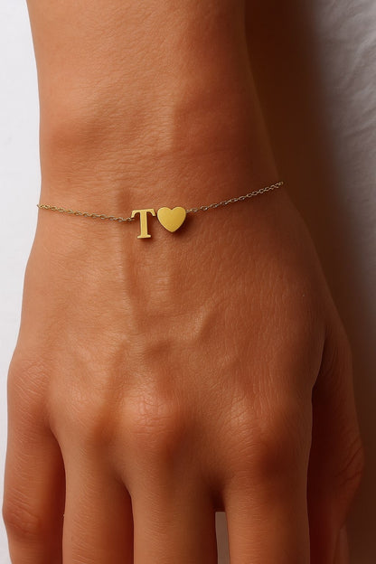 Bracelet Sweet Heart Initial