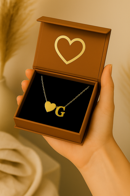 Heart Letter Necklace