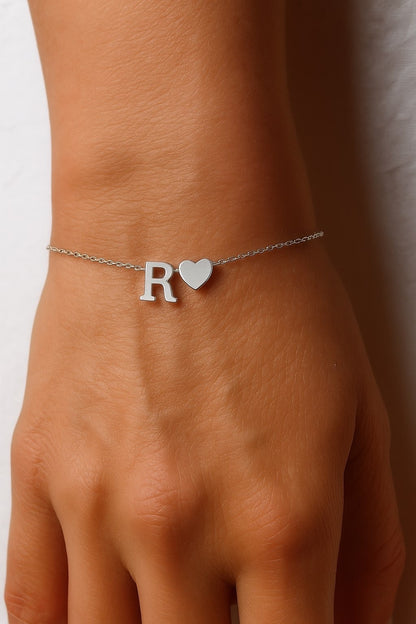 Bracelet Sweet Heart Initial