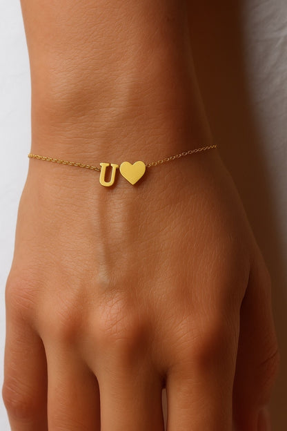 Bracelet Sweet Heart Initial
