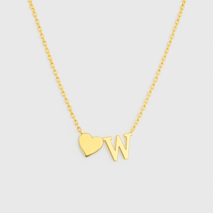 Heart Letter Necklace