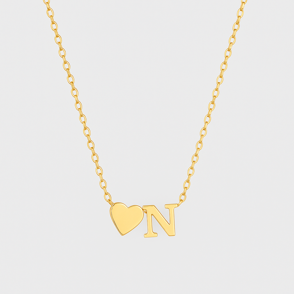 Heart Letter Necklace