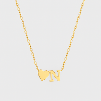 Heart Letter Necklace