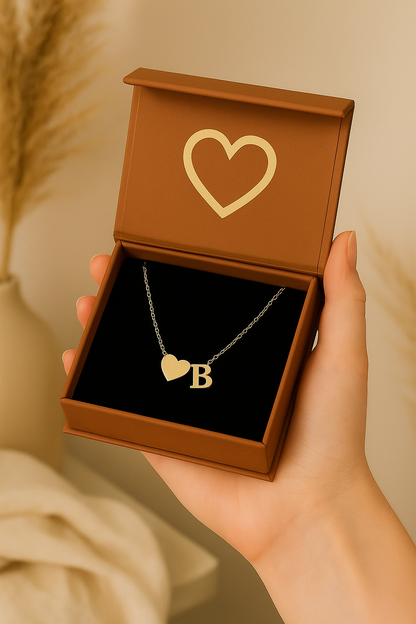 Heart Letter Necklace