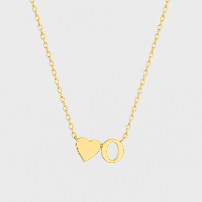 Heart Letter Necklace