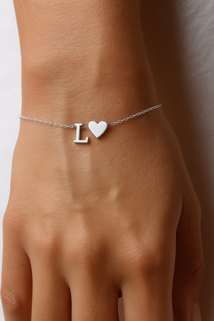Bracelet Sweet Heart Initial