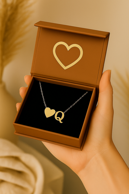 Heart Letter Necklace