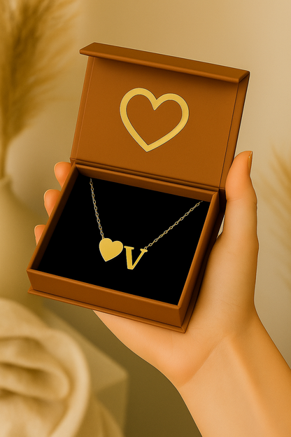 Heart Letter Necklace